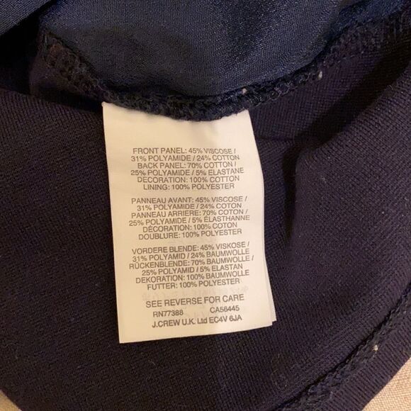J. Crew Navy Blouse. - Picture 9 of 12